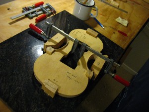 Clamping the ribs